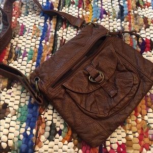 Brown cross body